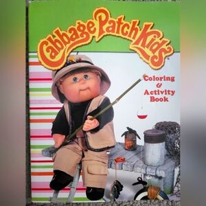 Vintage Cabbage Patch Coloring and Activity Book UNUSED soft cover book,2003